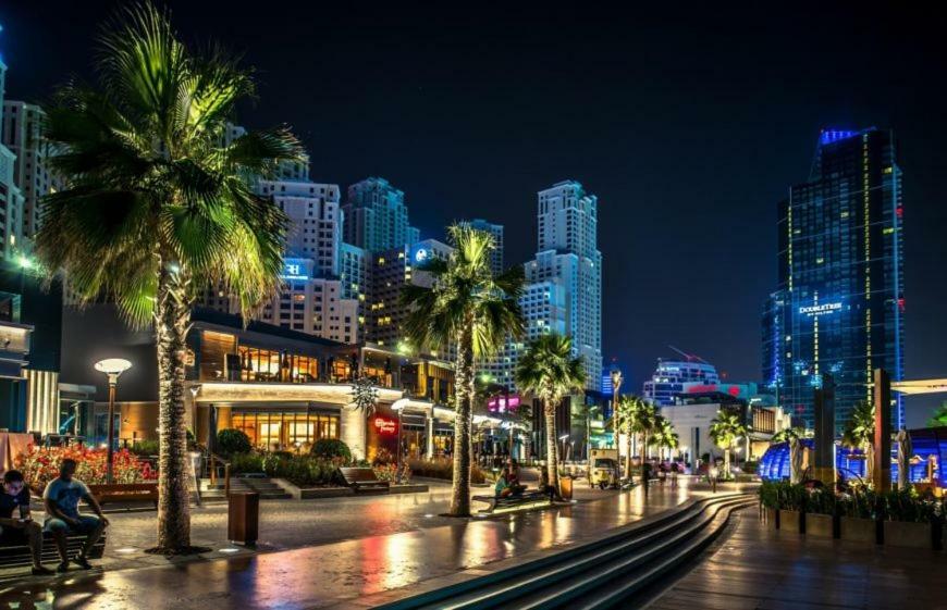 Luxury Casa - Elite Marina 1 Bedroom Apartment - Jbr Beach Dubaj Kültér fotó
