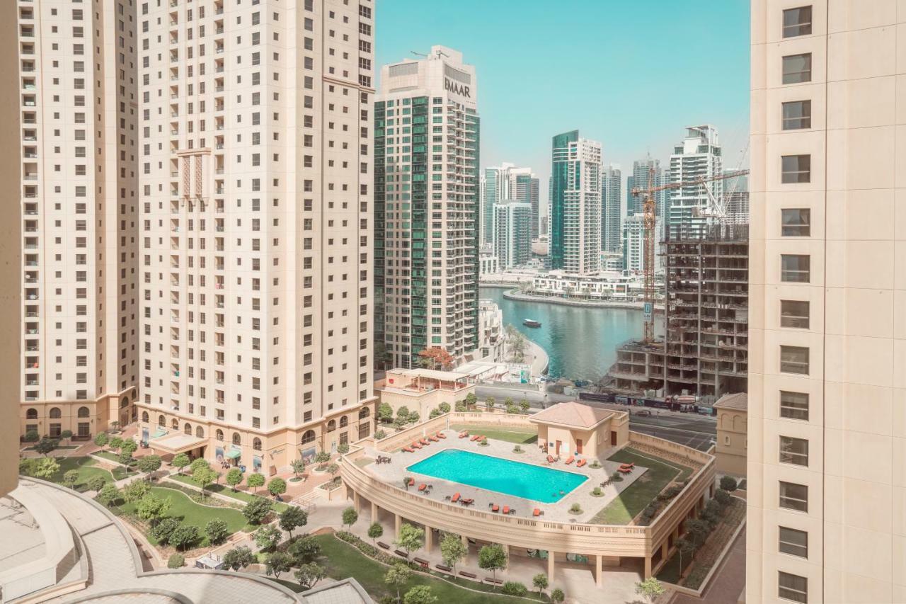 Luxury Casa - Elite Marina 1 Bedroom Apartment - Jbr Beach Dubaj Kültér fotó